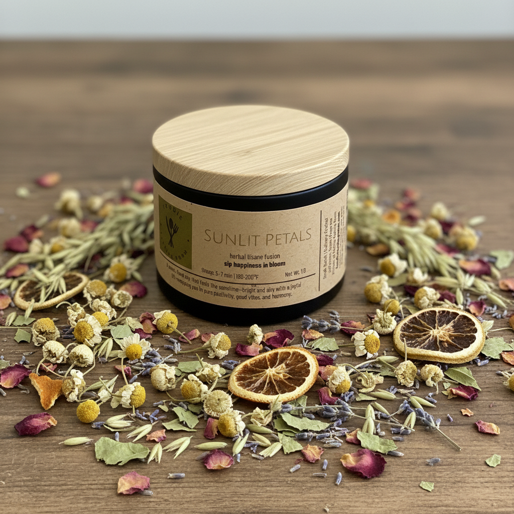 Sunlit Petals -herbal tisane fusion