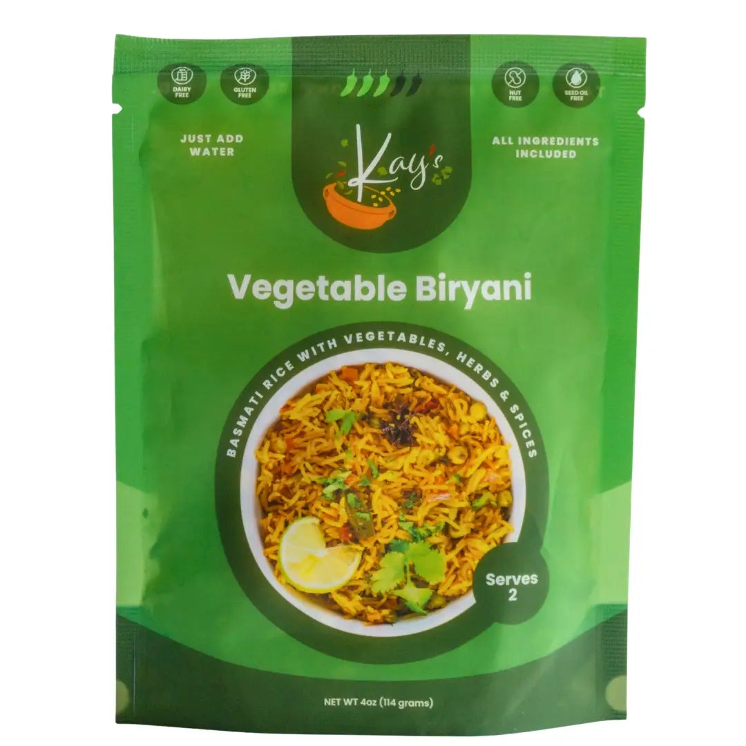 Vegetable Biryani Meal Kit – Authentic Indian Basmati Rice & Vegetable Meal | Vegan | Gluten-Free | Serves 2