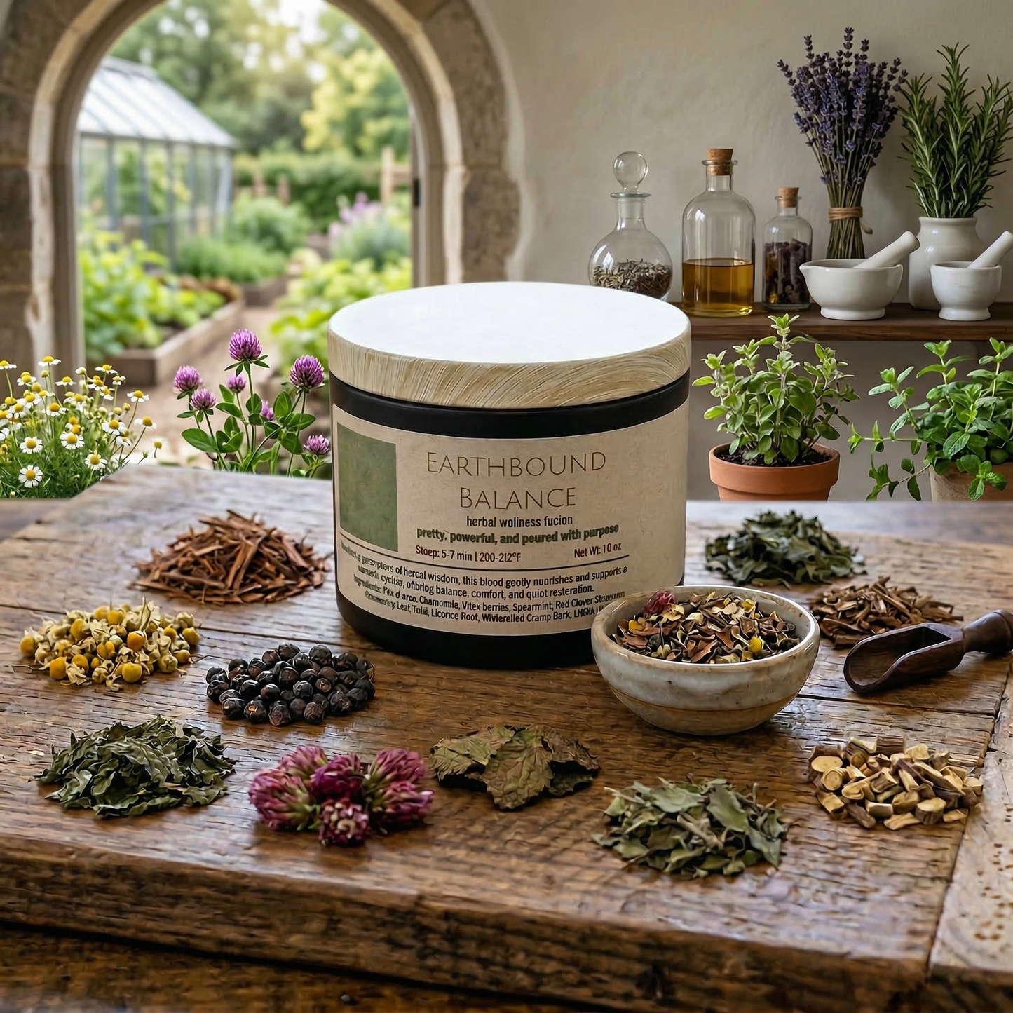 Earthbound & Balance - herbal wellness fusion