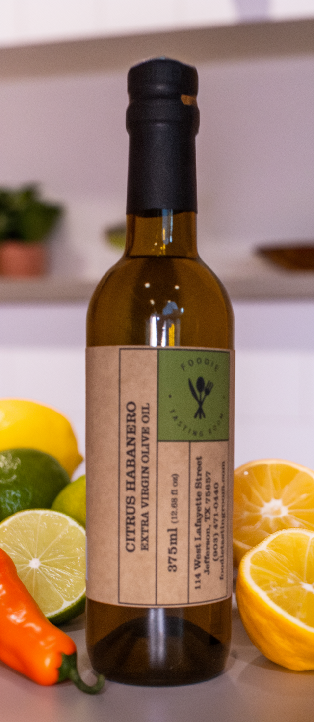 CITRUS HABANERO Infused First Cold Pressed Extra Virgin Olive Oil (EVOO)