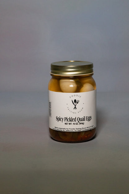 Spicy Pickled Quail Eggs