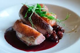 Pan-Seared Duck Breast with Cherry Sauce