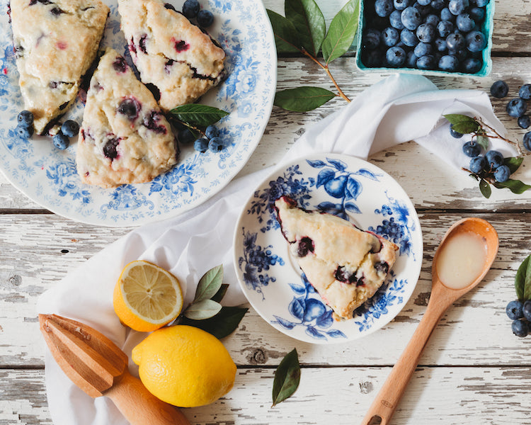 Blueberry Crumble Tea Infused Scone – Foodie Tasting Room