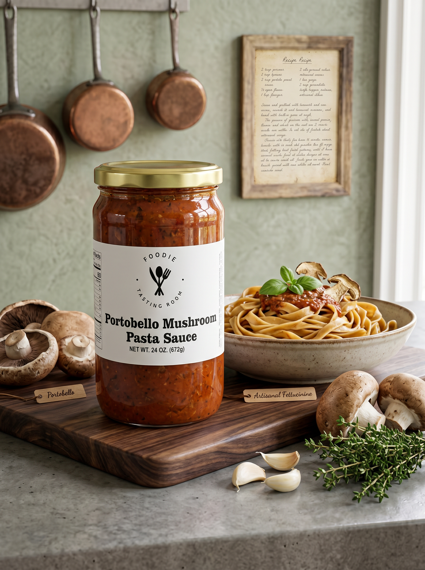 Portobello Mushroom Pasta Sauce | 24 oz