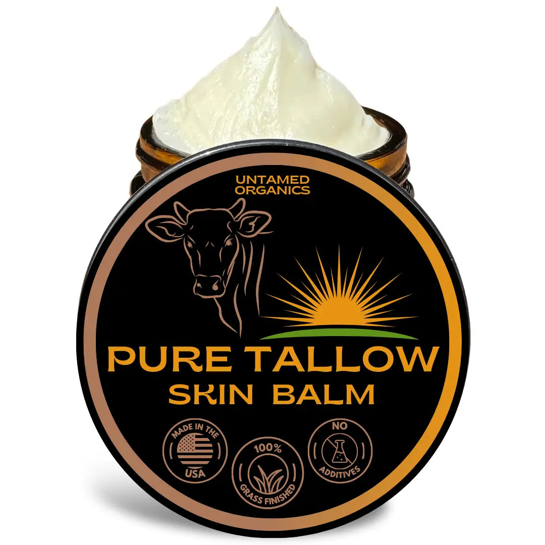 Grass-Fed Tallow Skin Balm | 2 oz Glass Jar