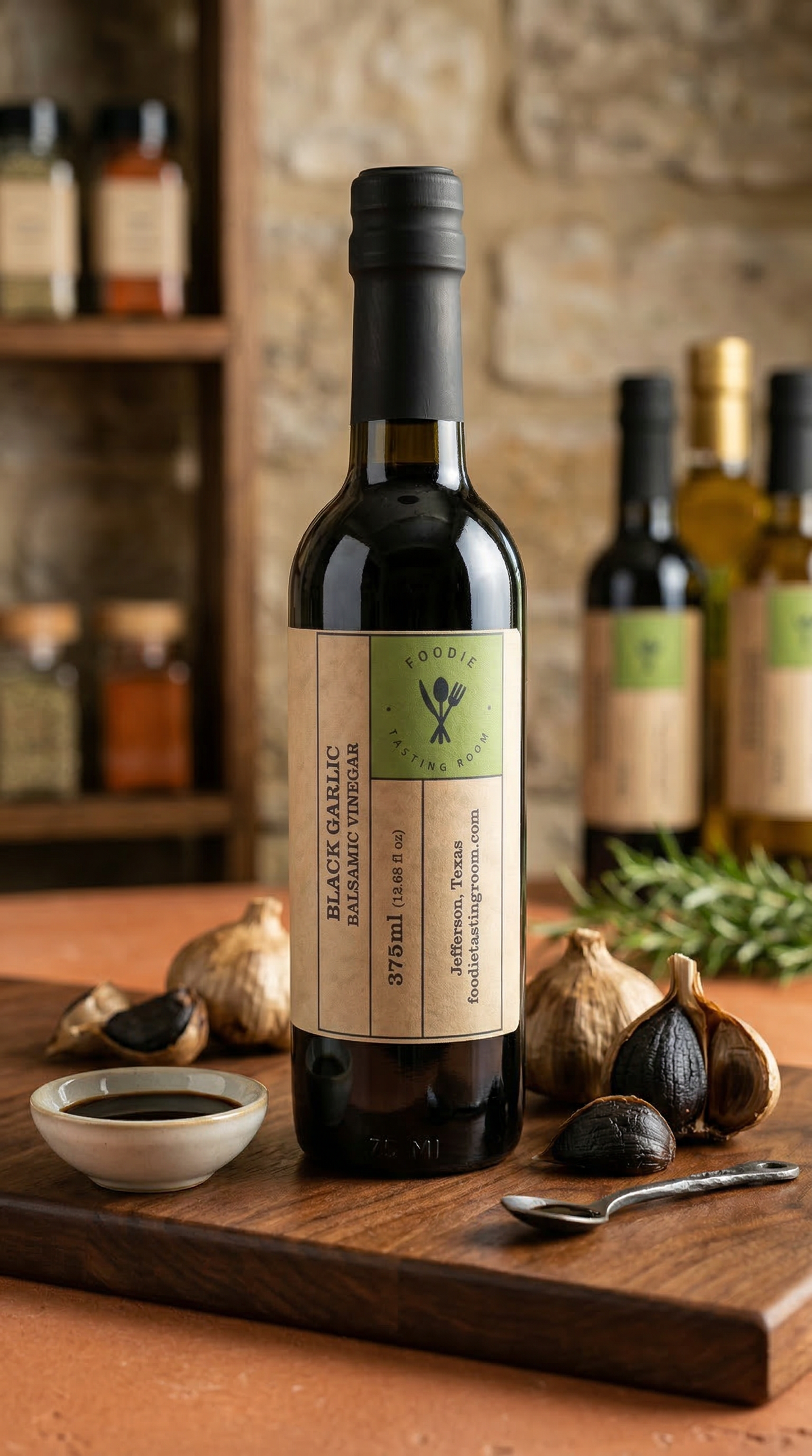 BLACK GARLIC Dark Balsamic Vinegar