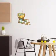 Louisiana Cutting Board with Artwork By Summer