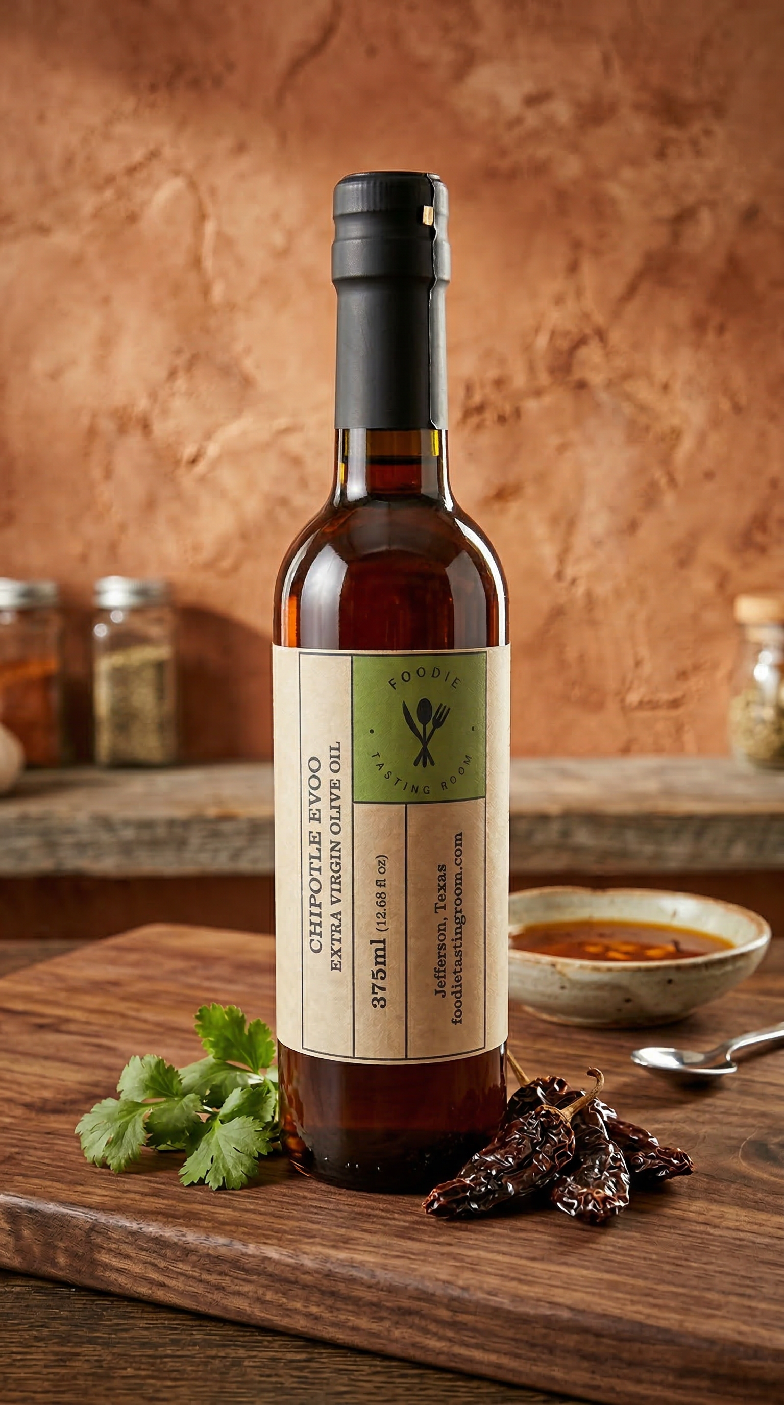 CHIPOTLE Infused First Cold Pressed Extra Virgin Olive Oil (EVOO ...