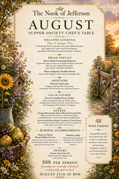 Classes & Chef’s Table