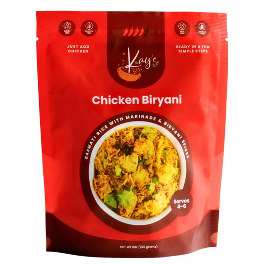 Chicken Biryani Meal Kit – Authentic Indian Basmati Rice & Spice Kit | Gluten-Free | Serves 4–6