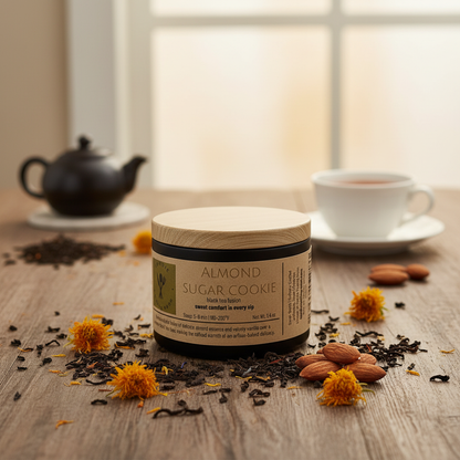 Almond Sugar Cookie - black tea fusion