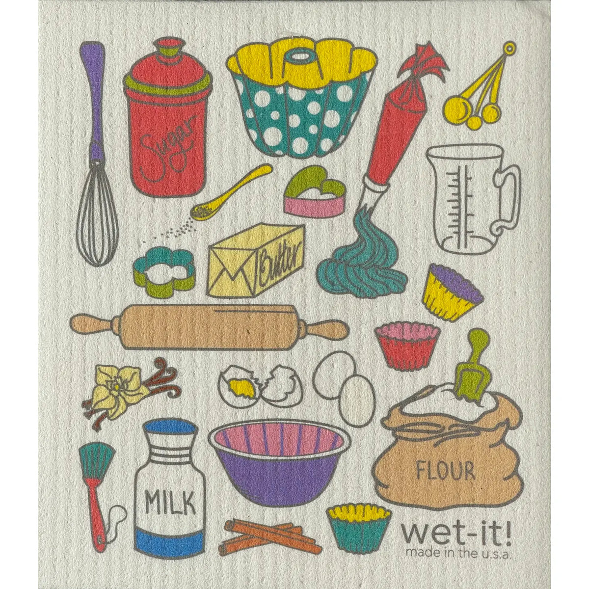 Wet-it! Reuseable Super Aborbent Swedish Cloths
