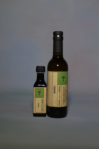 BASIL Infused First Cold Pressed Extra Virgin Olive Oil (EVOO)