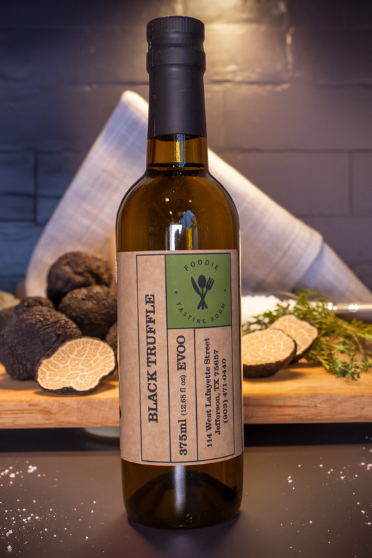 BLACK TRUFFLE Infused First Cold Pressed Extra Virgin Olive Oil (EVOO)