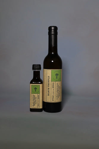 BLACK TRUFFLE Infused First Cold Pressed Extra Virgin Olive Oil (EVOO)