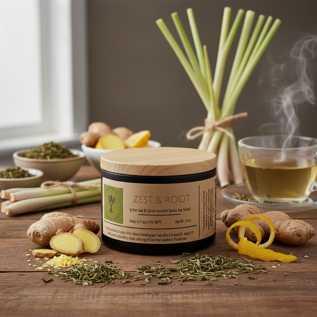 Zest & Root - green tea fusion