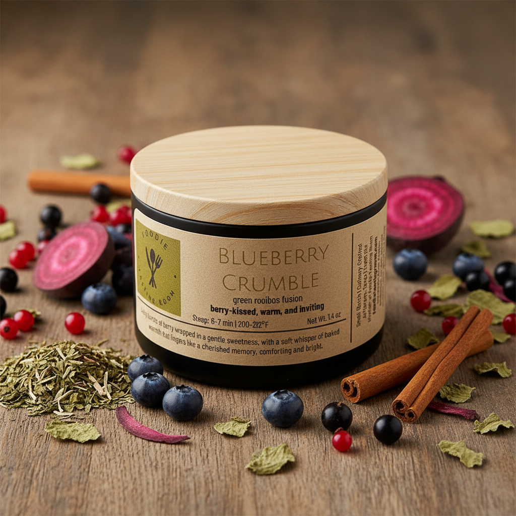 Blueberry Crumble - green rooibos fusion