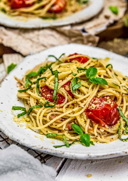 Pasta Italian Blend Garlic & Basil Spaghetti