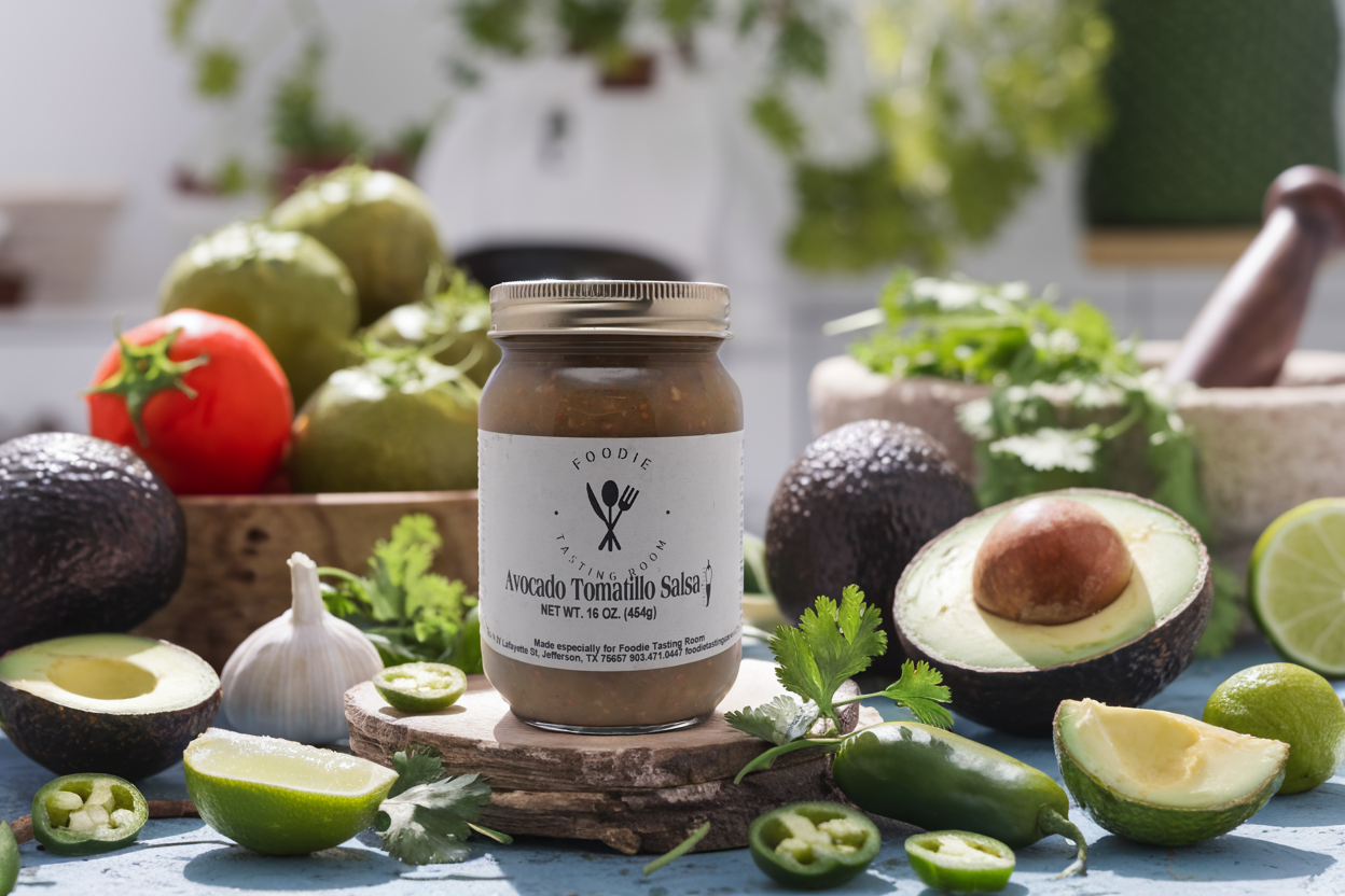 Avocado Tomatillo Salsa (Hot)