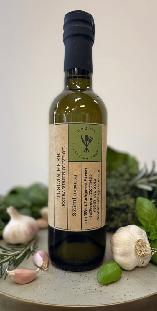 TUSCAN HERB Infused First Cold Pressed Extra Virgin Olive Oil (EVOO)