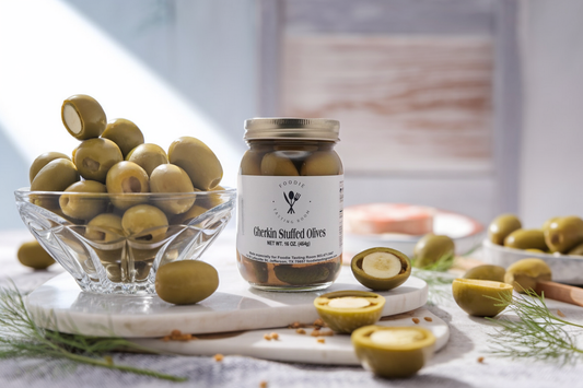 Gherkin Stuffed Olives