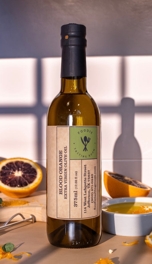 BLOOD ORANGE Infused First Cold Pressed Extra Virgin Olive Oil (EVOO)