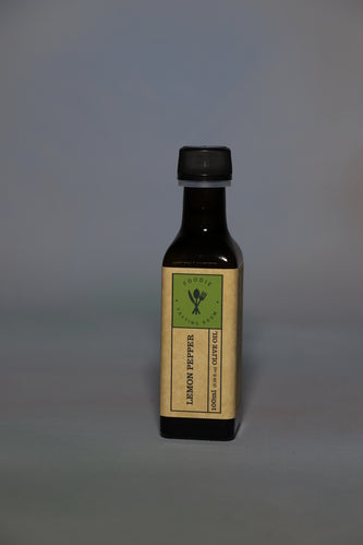 LEMON PEPPER Infused First Cold Pressed Extra Virgin Olive Oil (EVOO)