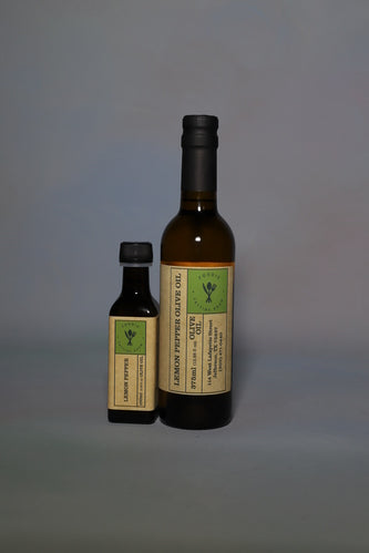 LEMON PEPPER Infused First Cold Pressed Extra Virgin Olive Oil (EVOO)