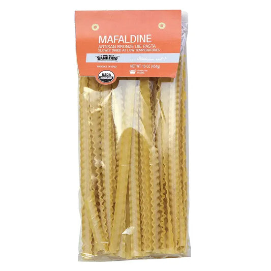 Co. Sanremo Organic Artisan Mafaldine, 1 lb.