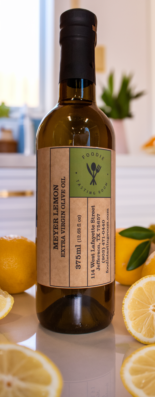 MEYER LEMON Infused First Cold Pressed Extra Virgin Olive Oil (EVOO)