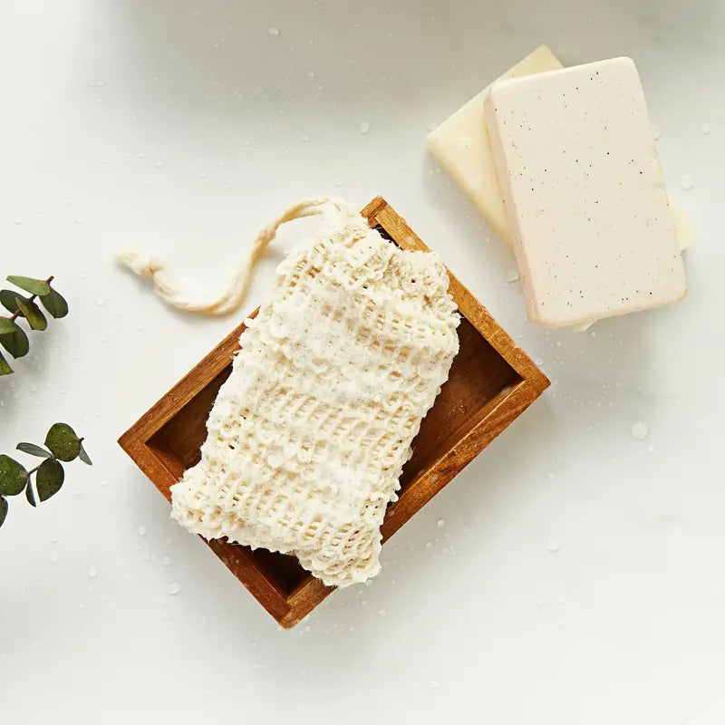 Natural Exfoliating Soap Pouch