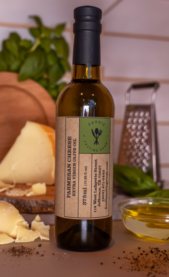 PARMESAN CHEESE Infused First Cold Pressed Extra Virgin Olive Oil (EVOO)