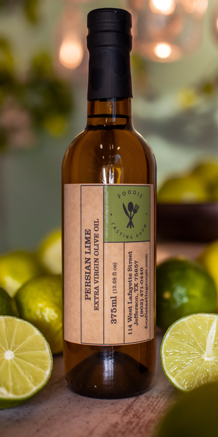 PERSIAN LIME Infused First Cold Pressed Extra Virgin Olive Oil (EVOO)