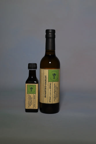 ROASTED GARLIC Infused First Cold Pressed Extra Virgin Olive Oil (EVOO)