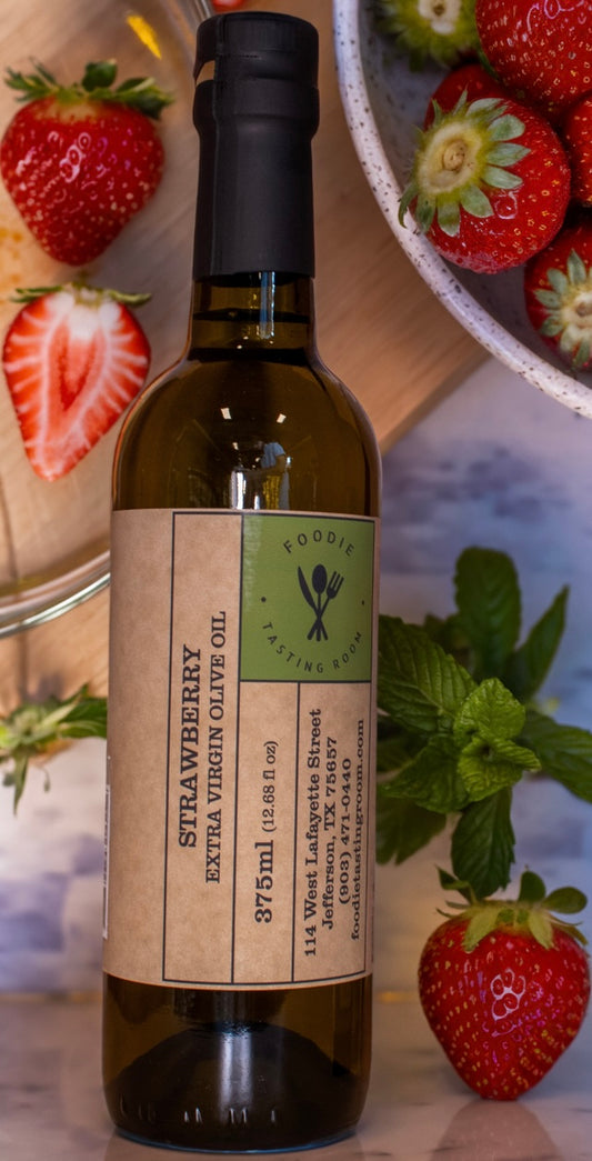STRAWBERRY Infused First Cold Pressed Extra Virgin Olive Oil (EVOO)
