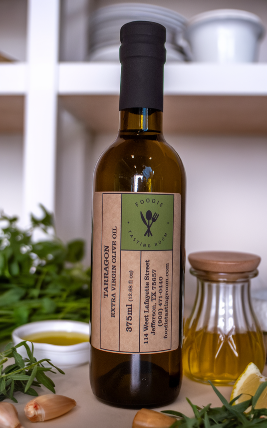 TARRAGON Infused First Cold Pressed Extra Virgin Olive Oil (EVOO)