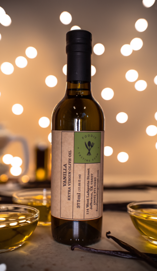 VANILLA Infused First Cold Pressed Extra Virgin Olive Oil (EVOO)