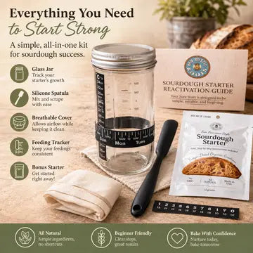 Sourdough Starter Jar Kit