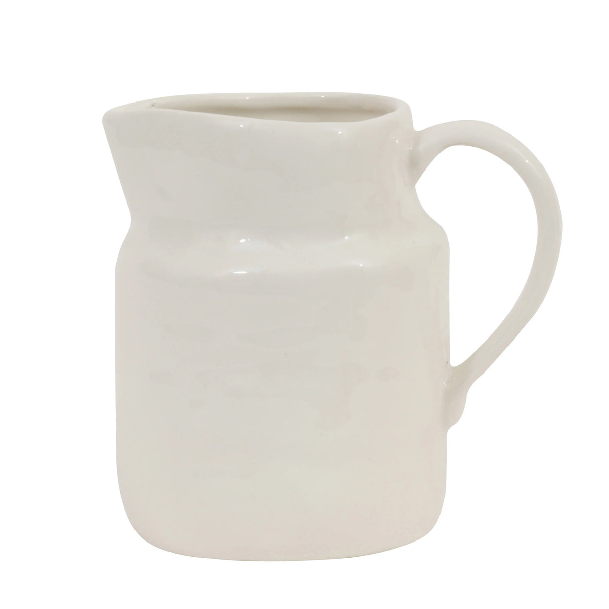Stoneware Pitcher - White