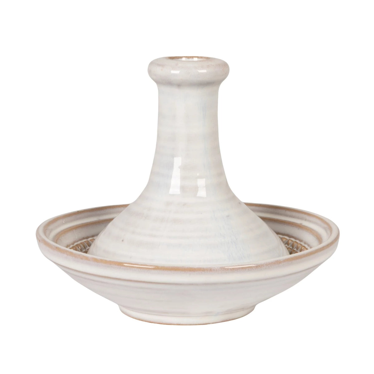 Round Stoneware Mortar & Pestle