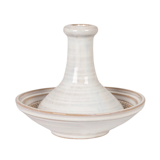 Round Stoneware Mortar & Pestle