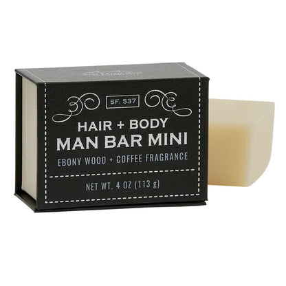 Man Bar Mini | Hair & Body | 4oz