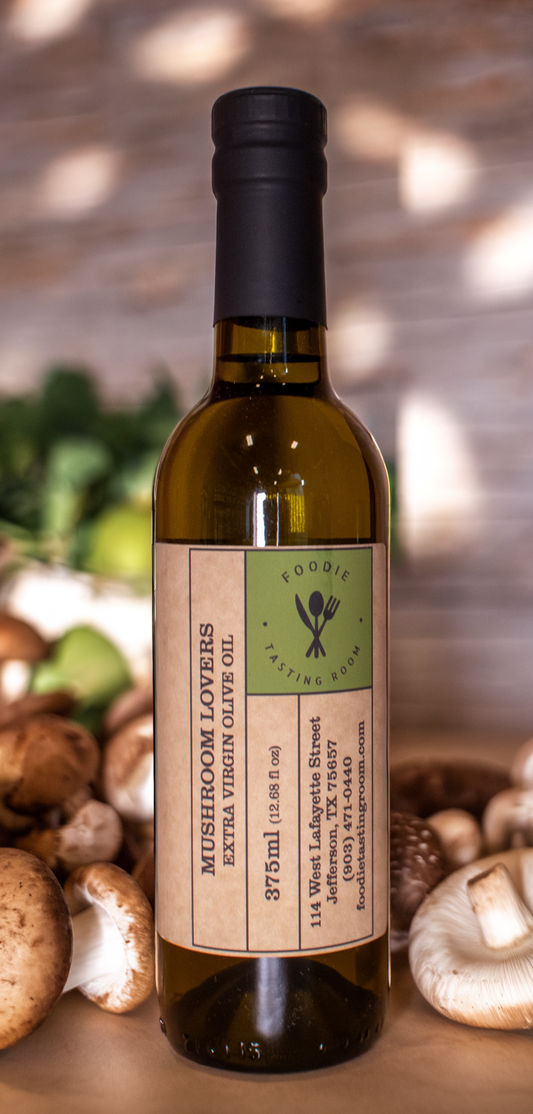 MUSHROOM LOVERS Infused First Cold Pressed Extra Virgin Olive Oil (EVOO)